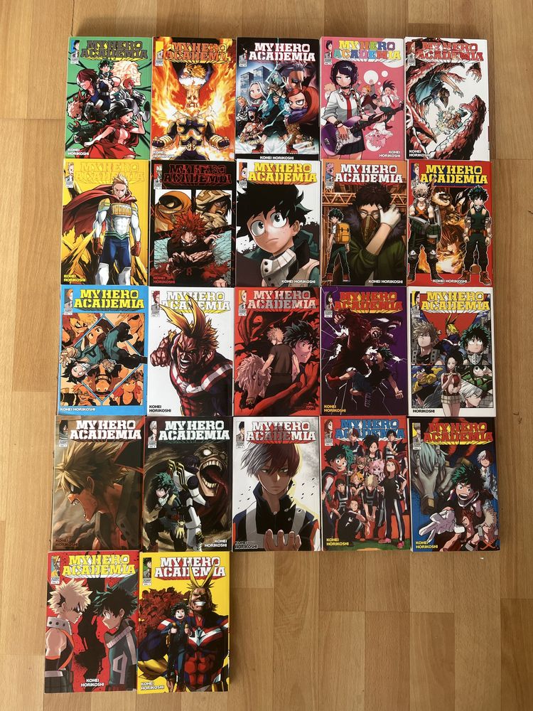 Продавам манга “My Hero Academia” от 1-22 том