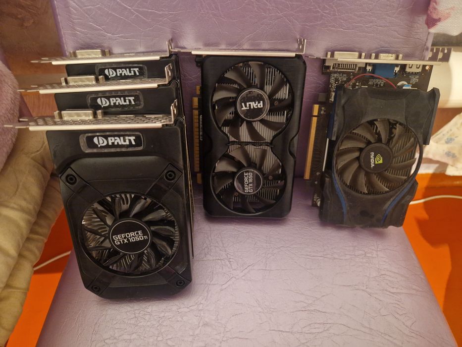 Продам видеокарты GTX 1050TI GTX 1650