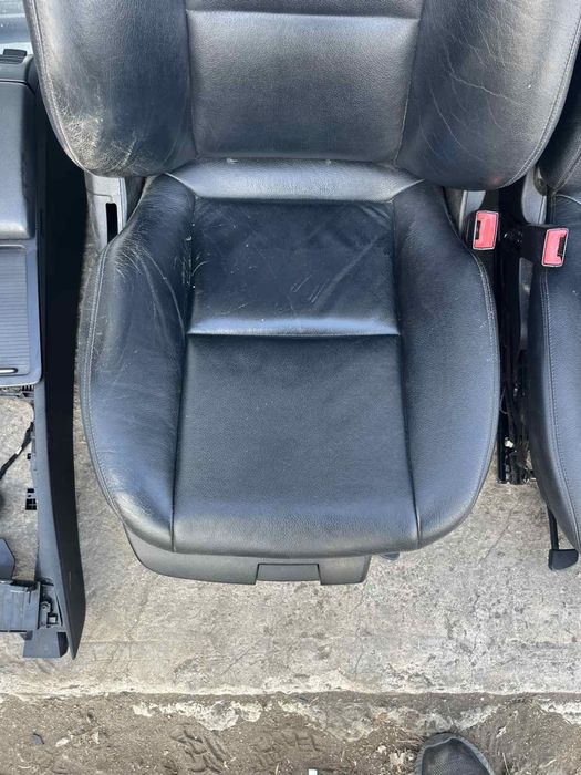 Салон Мерцедес mercedes benz W204 C class кожа кожен черен номер 22