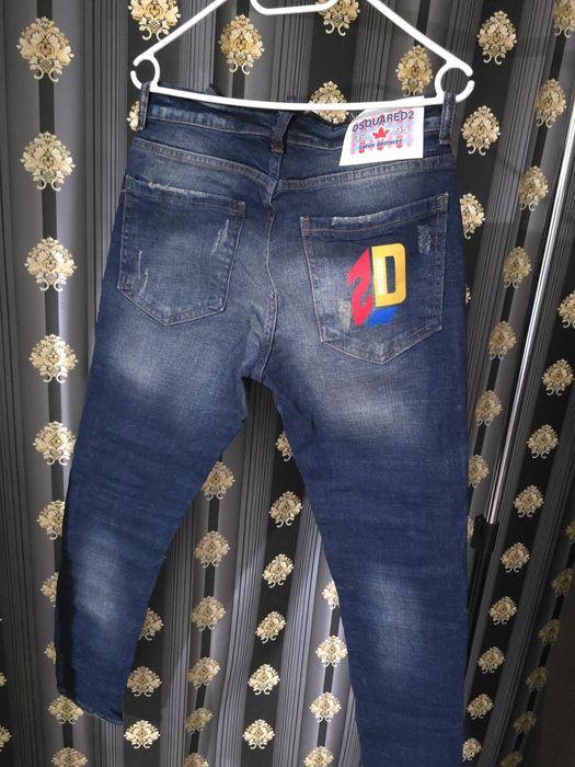 Blugi de barbati icon dsquared2 2culori premium