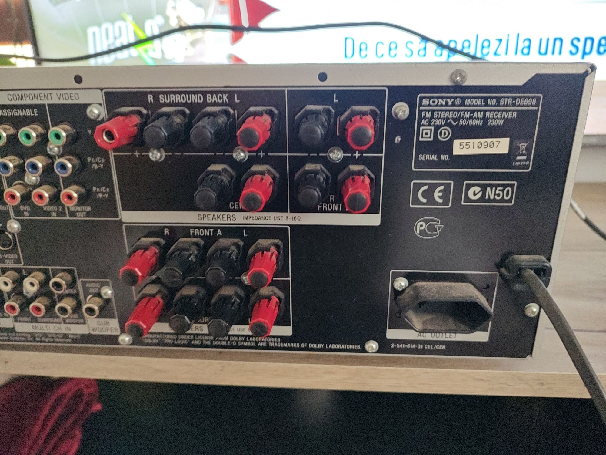 Riceiver/amplificator / statie audio Sony