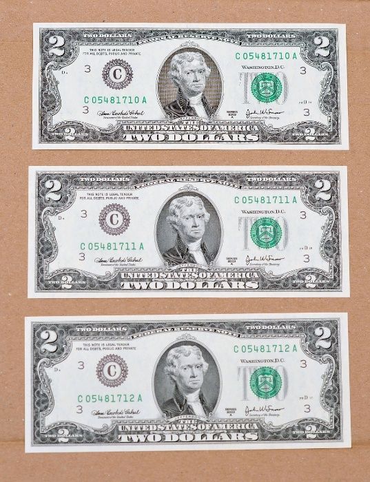 САЩ банкнота 2 долара