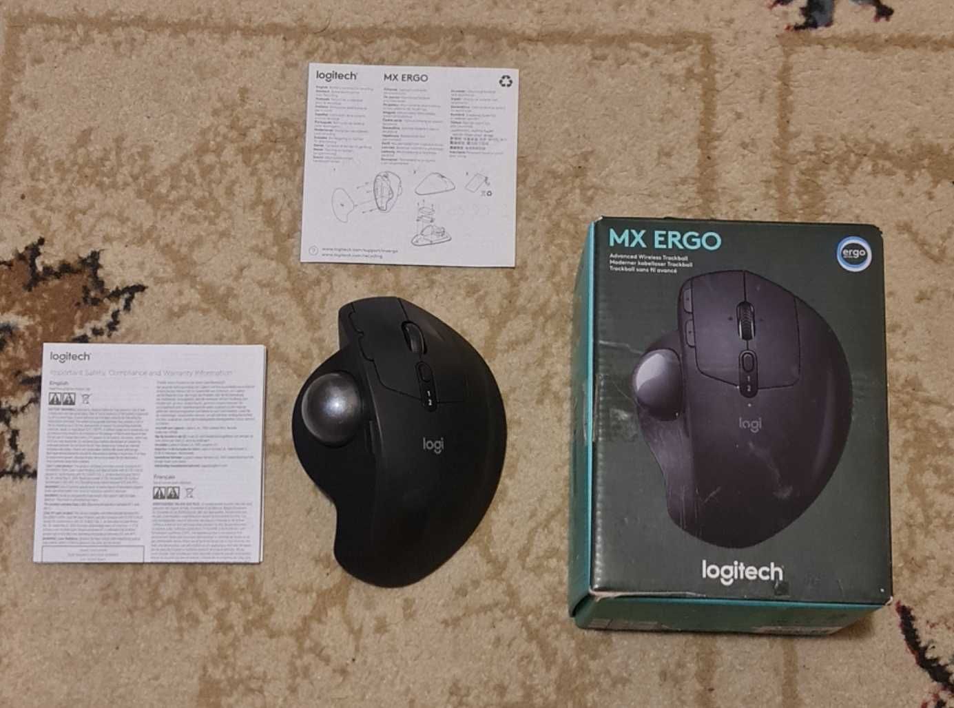 Logitech MX Ergo Trackball  -  Mouse wireless