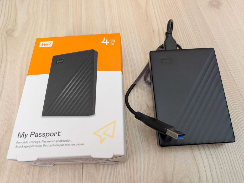 Външен Твърд Диск - УСБ, 4ТB, WD USB External HDD 4TB BLACK