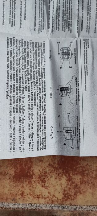 Placute frana fata Ford diametru disc 320 mm