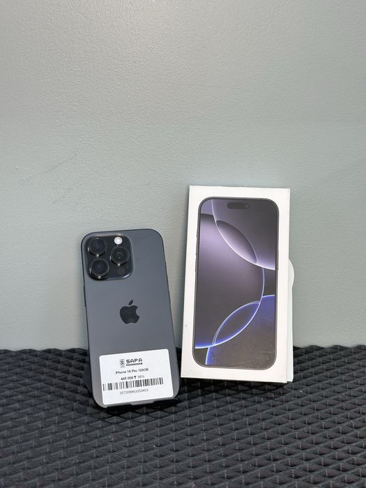 Айфон 16 про 128гб черный