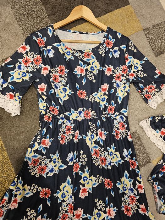 Set rochii mamă L - fiică (9-12 luni)