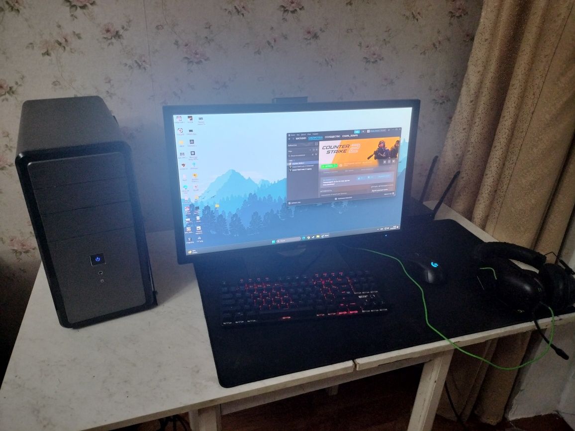 Продам компьютер с монитором и комплектующие