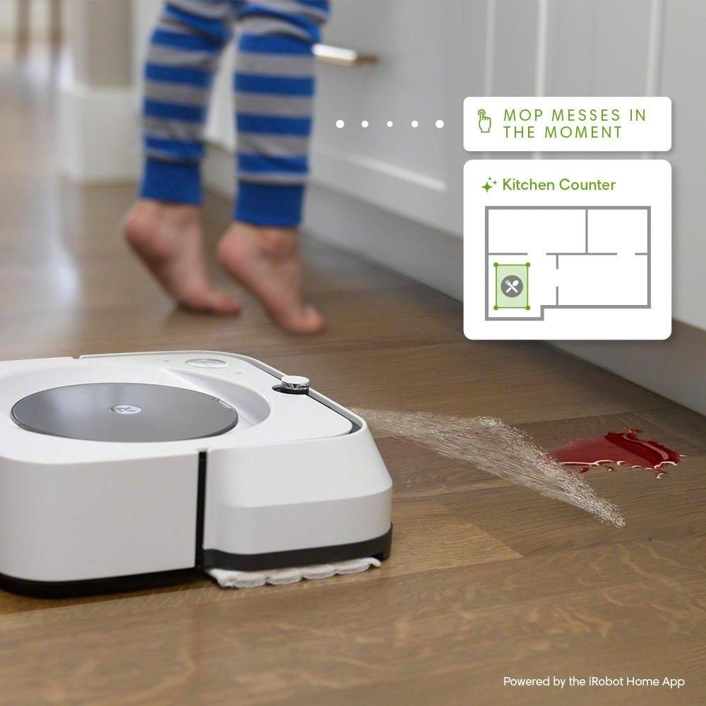 Robot mop iRobot Braava m6134 cu navigatie inteligenta | QVQ3FN