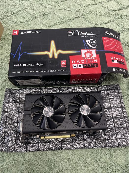 Видеокарта Radeon RX 570, 4GB.