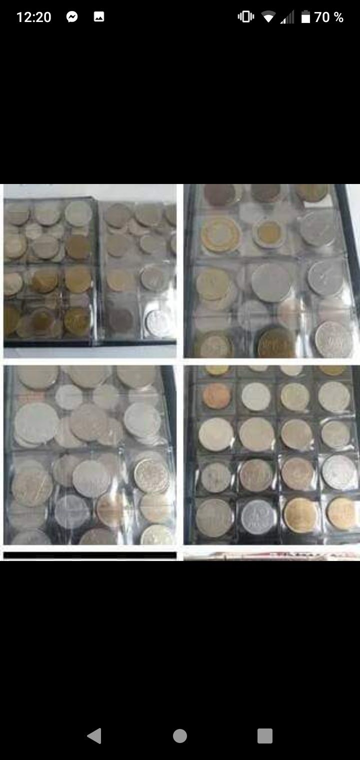 Vând clasor de monede pentru colecționari