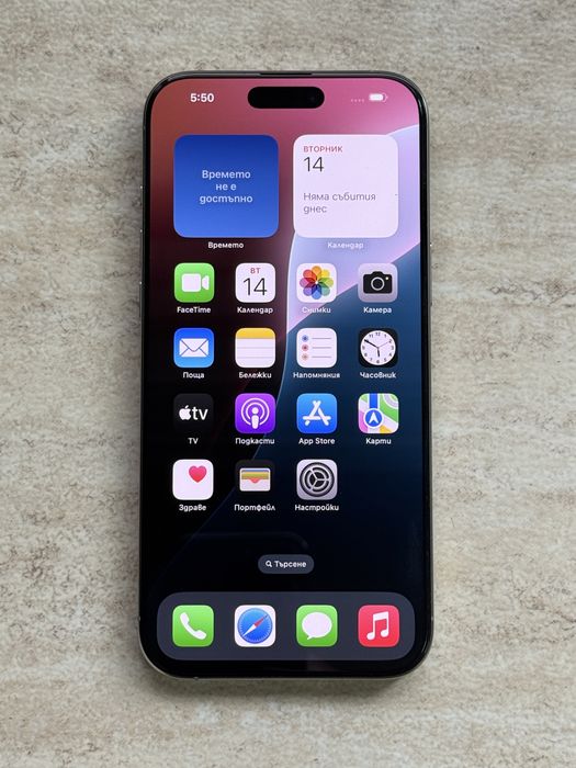 KATO НОВ! Apple iPhone 16 Pro MAX 512GB Natural Titanium/100% батерия