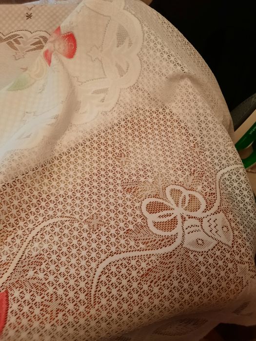 Fata de masa din dantela