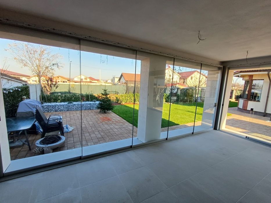 Sticla glisanta inchidere terase rate fara dobanda