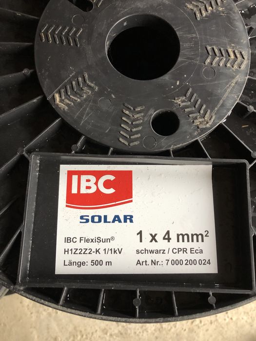 Vand cablu solar fotovoltaic IBC SOLAR 4x1 mm/2