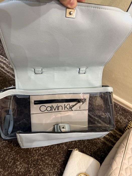 Две дамски чанти Calvin Klein,Guess+портфейл Polo