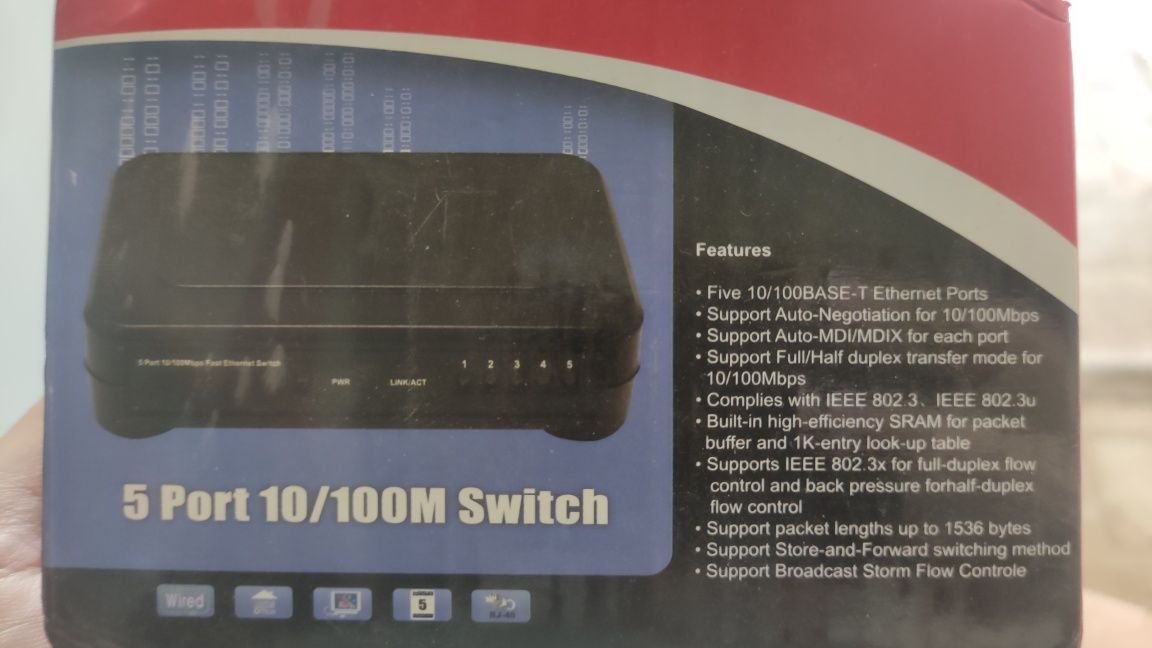 Switch 10/100 5 port