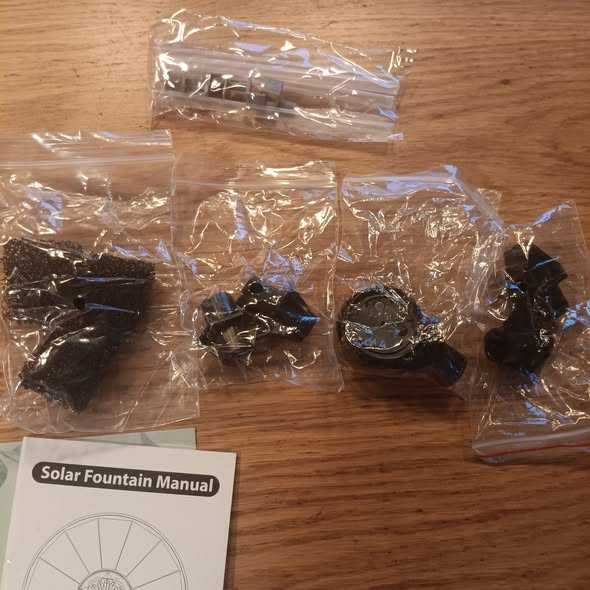 НОВ! Соларен фонтан 3.5W с батерия 2000 mAh – 2025 ъпгрейд модел