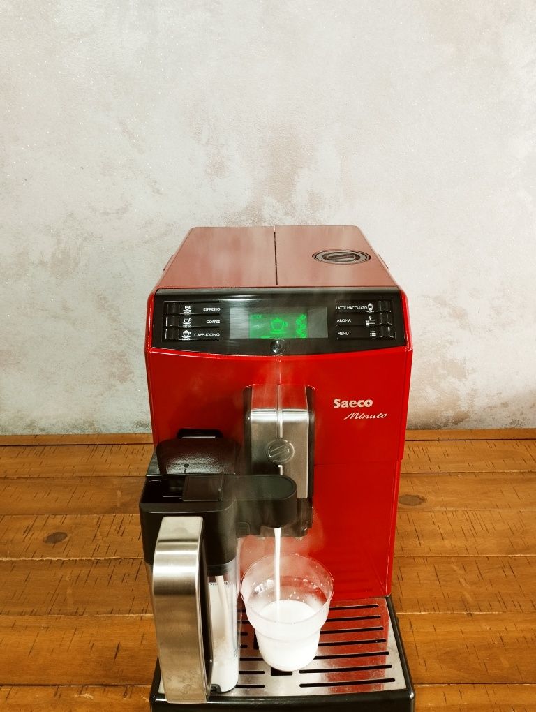 Aparat espressor cafea Saeco Minuto Cappuccino Red transport gratuit