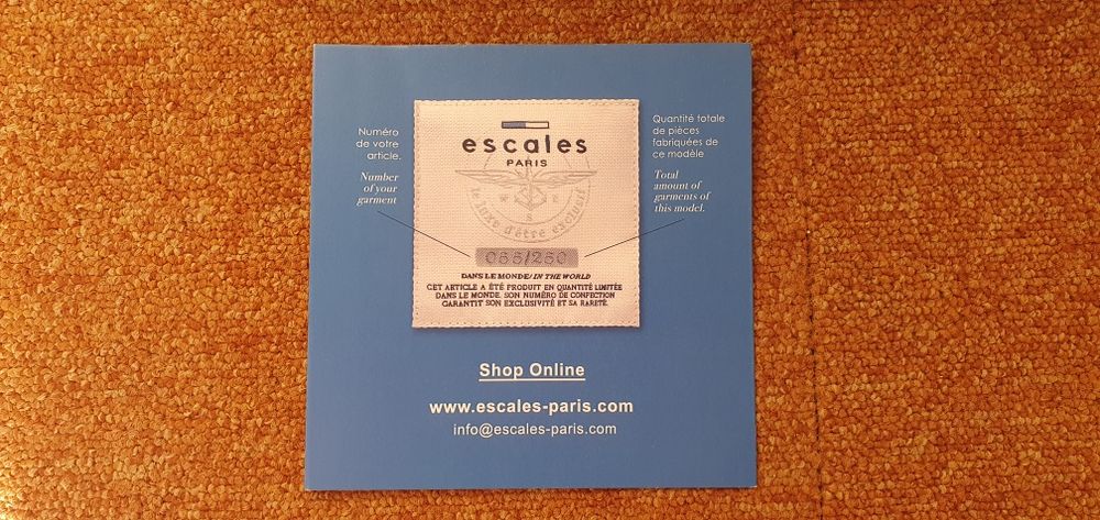 Espadrile Escales Paris