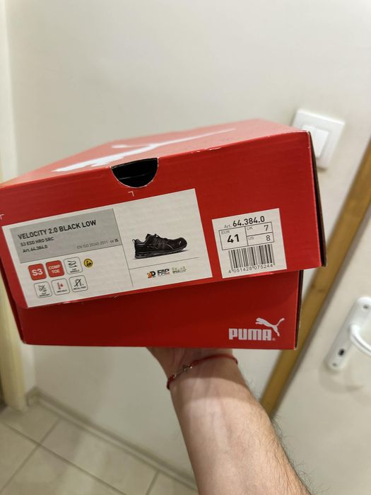 Работни обувки Puma VELOCITY 2.0 BLACK LOW