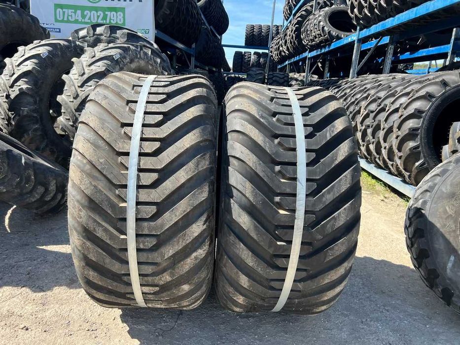 Cauciucuri noi 550/60-22.5 cu 18 pliuri marca BKT pentru remorca
