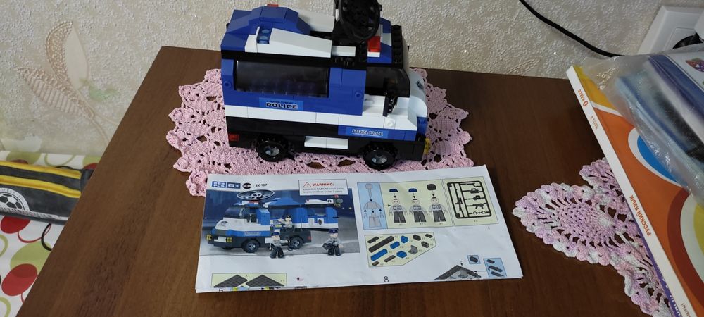 Детский конструктор полицейский спецназ