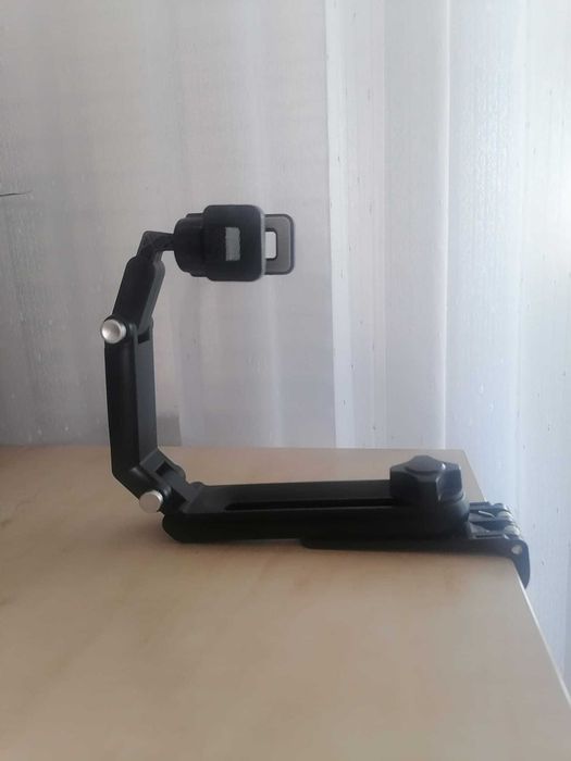 Suport auto pentru telefon cu prindere pe parasolar
