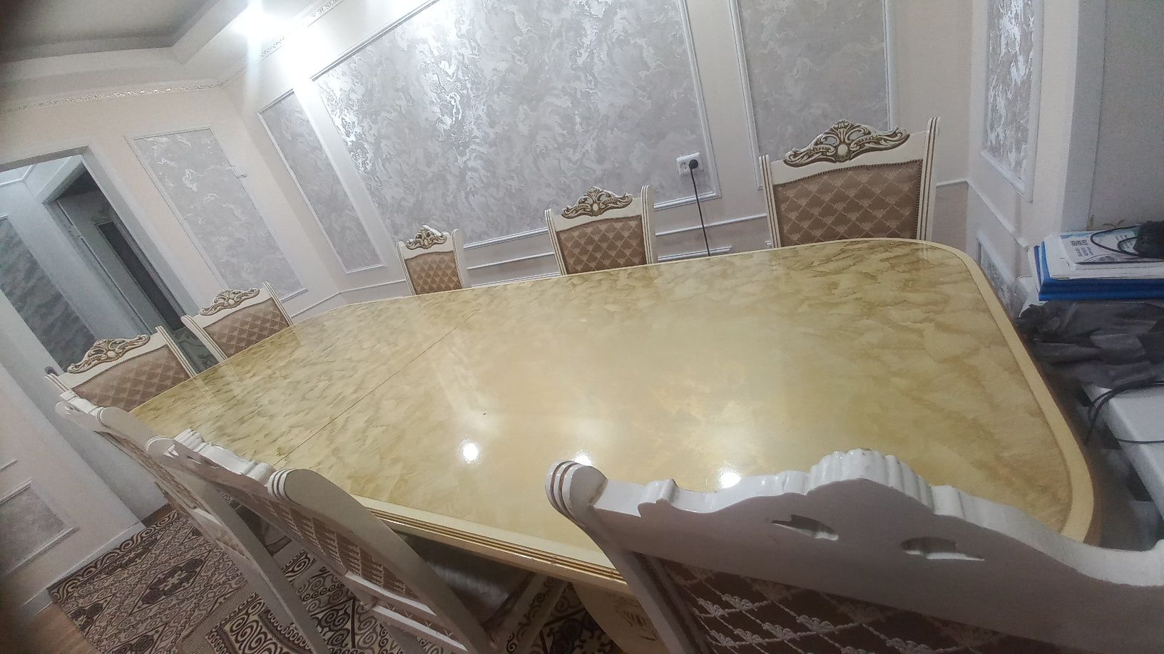 Стол стулья 10шт