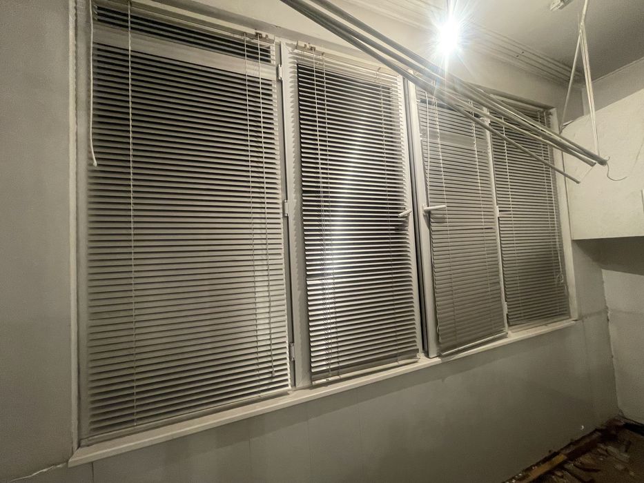 Жалюзи серебристые 2шт 70х160