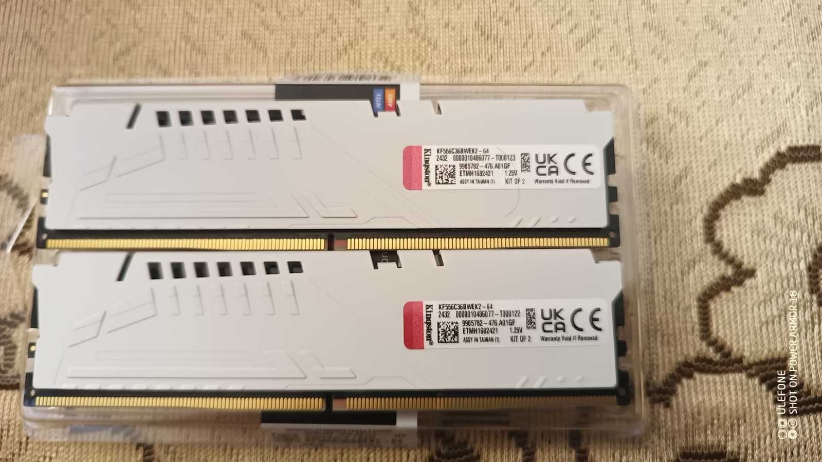 RAM Kingston FURY Beast White 64GB DDR5 5600MHz CL36 Dual Channel Kit