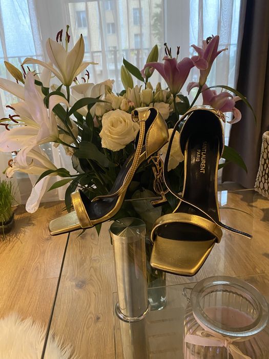 Sandale ysl aurii