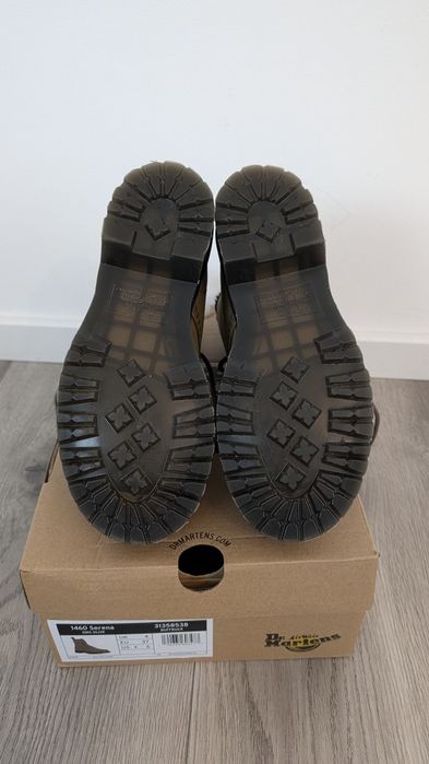 Dr Martens 1460 Serena DMS Olive Buffbuck 37
