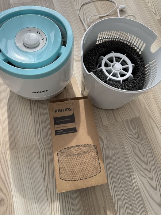Umidificator aer Philips tehnologie NanoCloud cu filtru nou de schimb