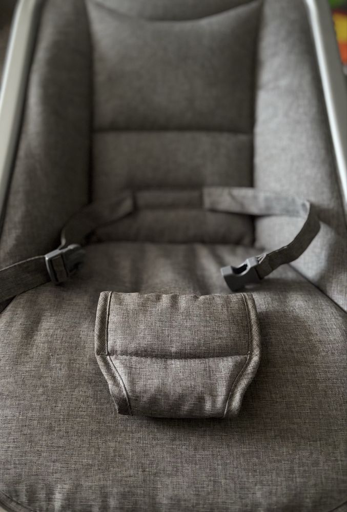 Balansoar Nania din material textil gri,  pentru 0-6 luni