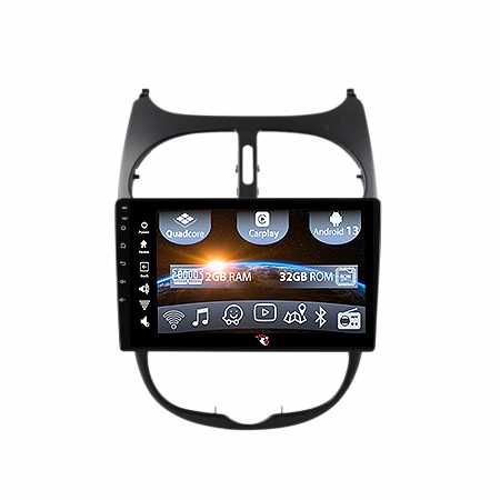 Navigatie NAVI-IT Peugeot 206, 9 Inch, Android 13, 2GB RAM 32GB ROM