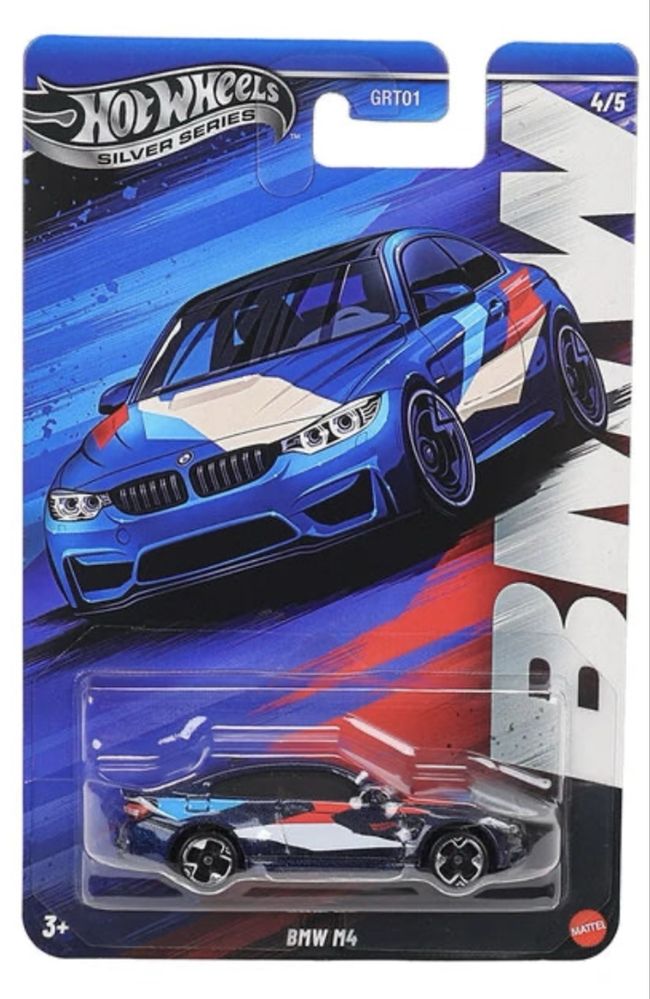 Hot wheels silver series bmw set