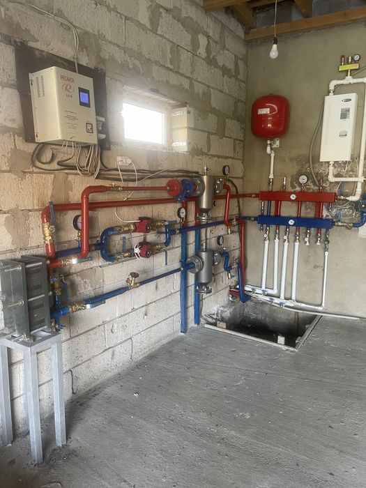 Монтаж системы отопления