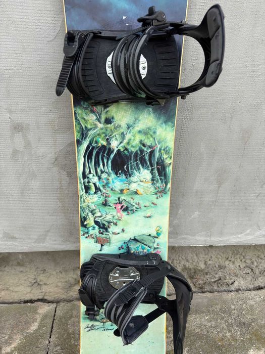 Placa snowboard Apo Coincoin 158cm Wide +legaturi Snow Pro