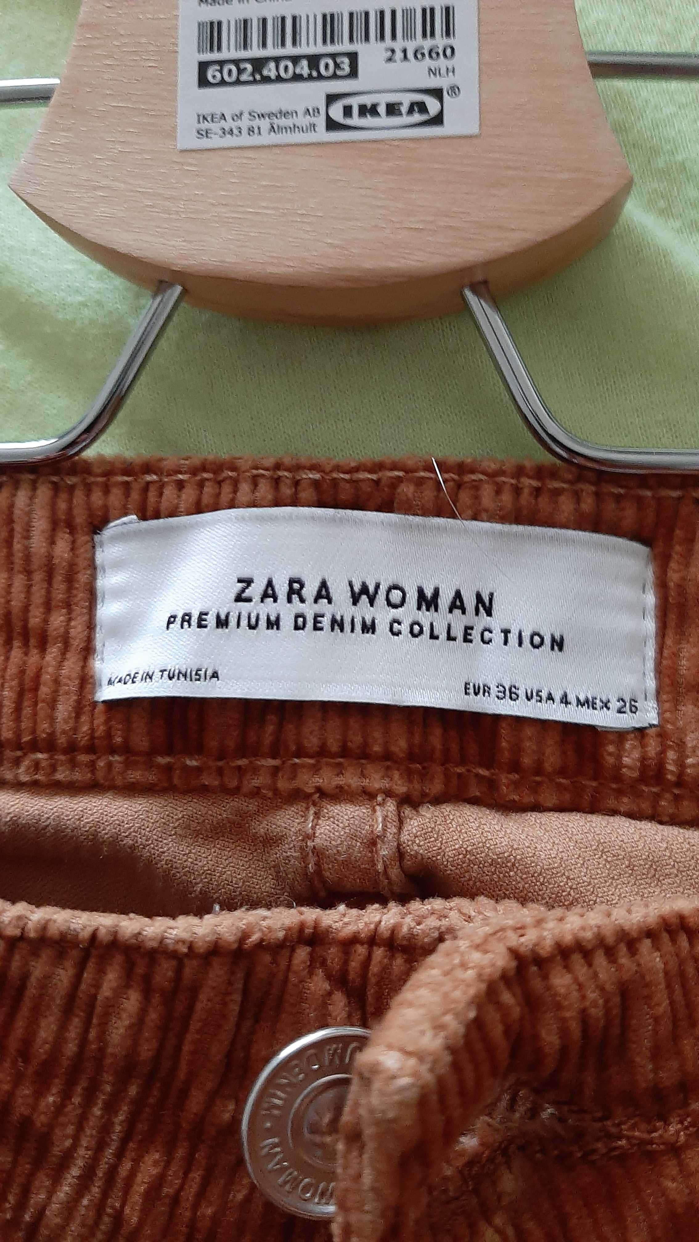 Pantaloni velur Zara