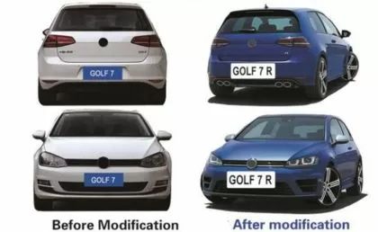 Р20 Боди кит пакет за Golf 7 - R20 Дизайн
