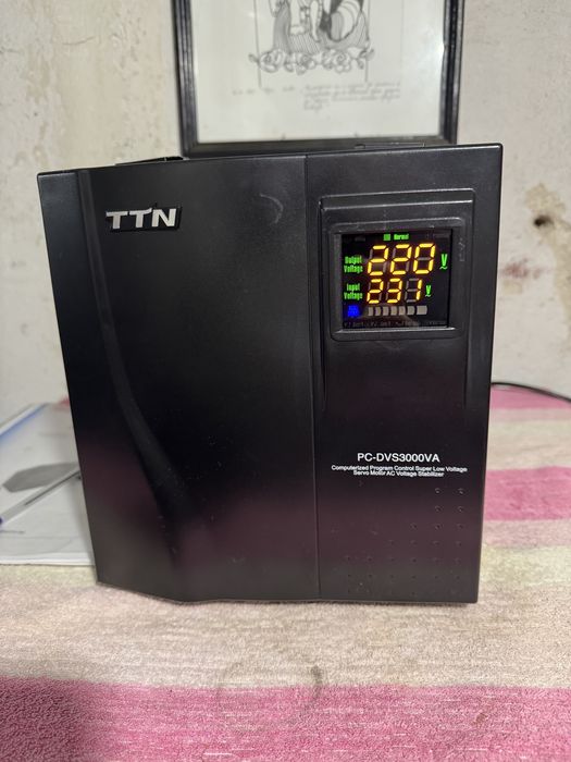 Стабилизатор на напрежение със сервомотор 3000VA 220V