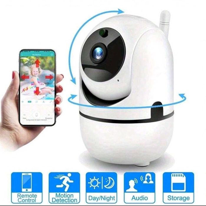 Мини WiFi камери за наблюдение 2бр