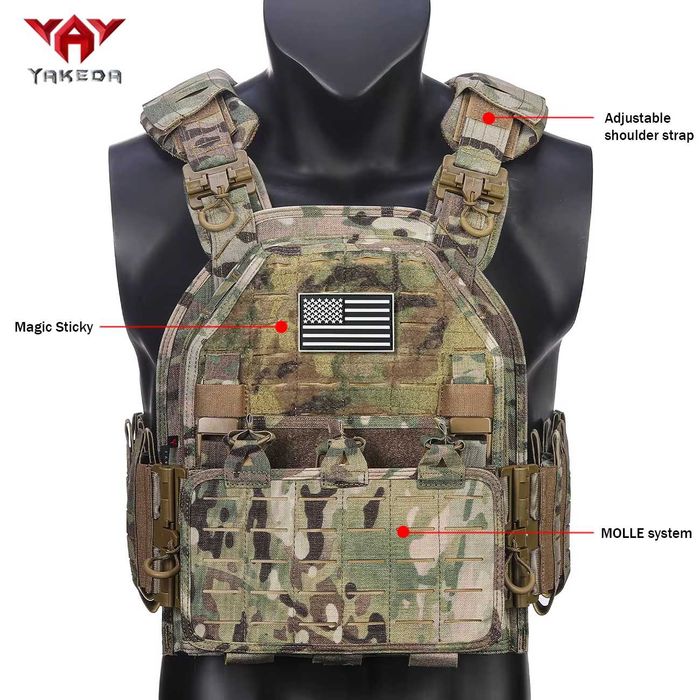 Plate carrier + protectie inghinala