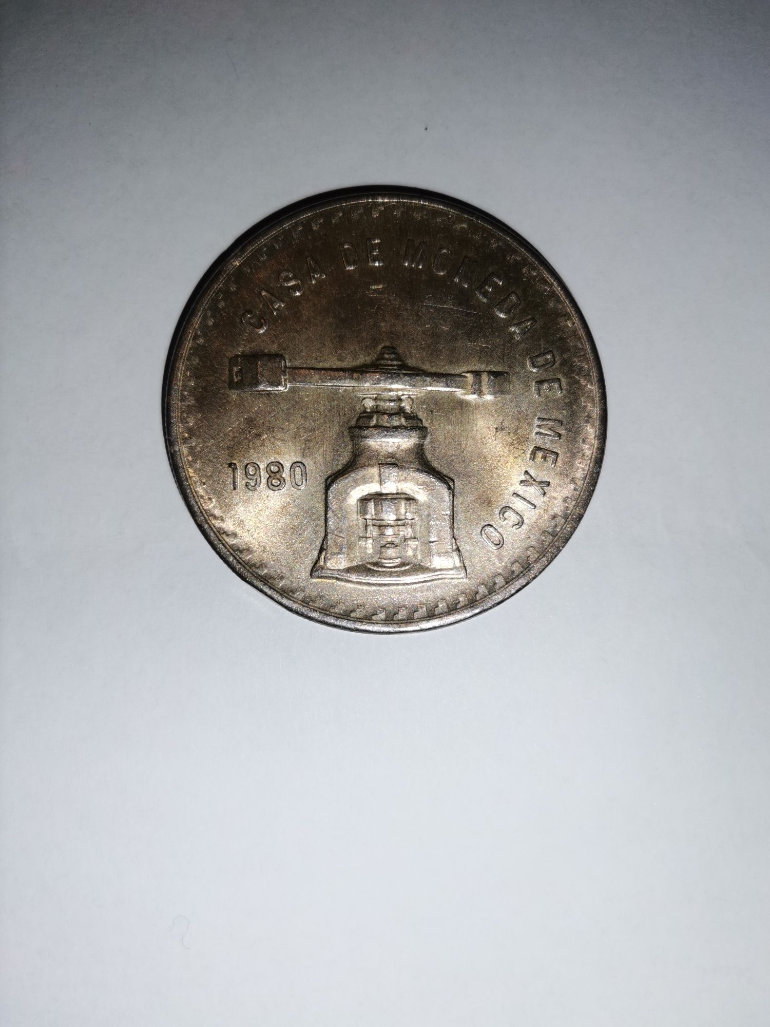 Moneda aniversara de argint Mexicana