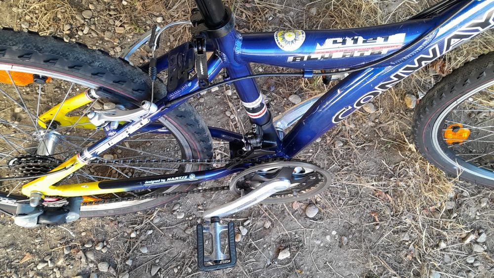 Bicicleta atb copii (9-14 ani) Conway,24 inchi, Aluminiu,7x3, Shimano