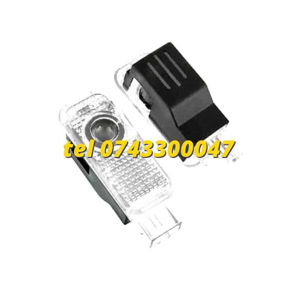 Set Logo Proiectoare Lampi 3d Led Lumini Usi Portiere Audi A  Q