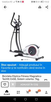 Bicicleta Eliptica Fitness Magnetica Techfit E450