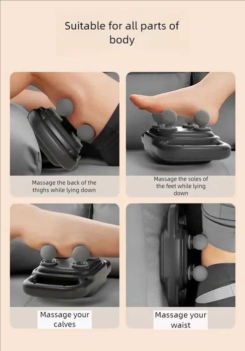 Уред за масаж с 4 вибриращи глави