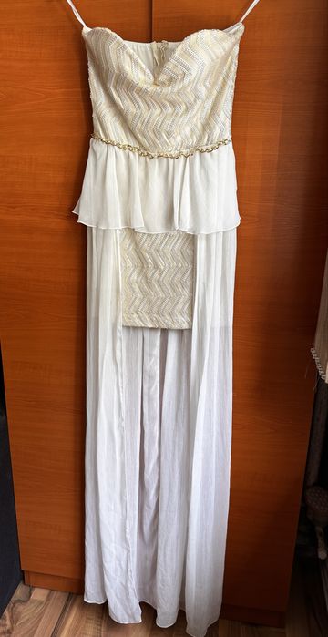 Rochie eleganta cu paiete si trena